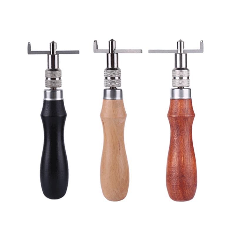 Groover Stitching Tool - Adjustable Leather Edge Stitching Groover Leathercraft