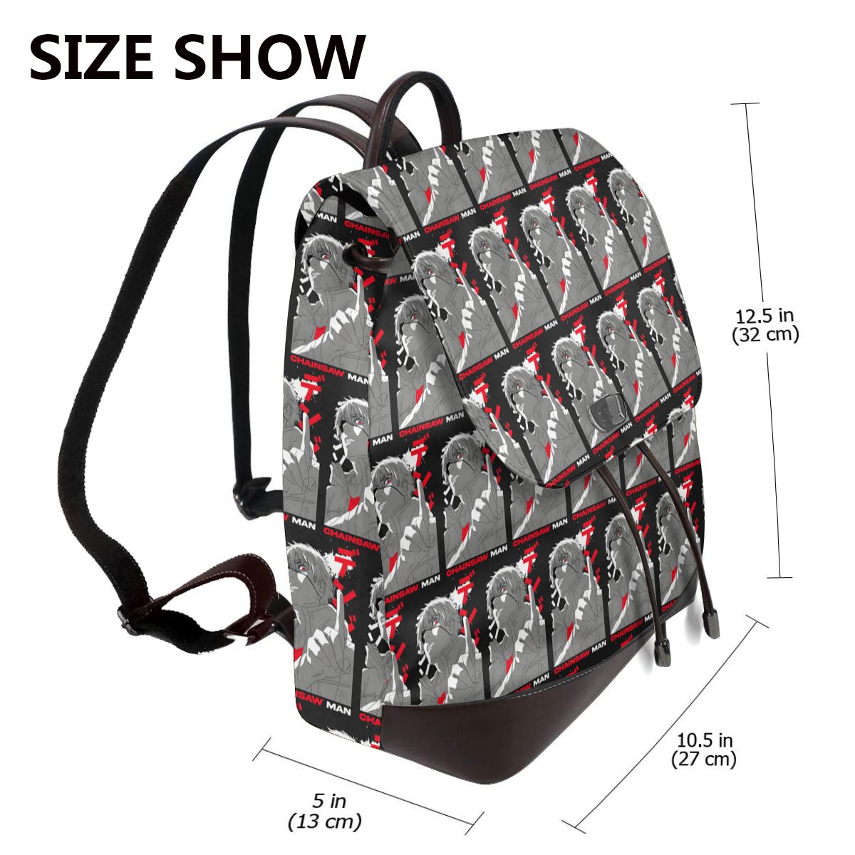 Anime Chainsaw Man Devil Women - огляд і ціна Leather Work Rucksack Mens
