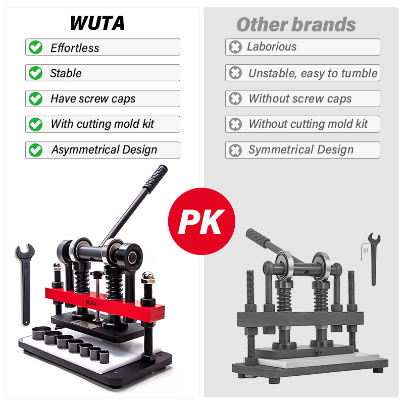WUTA Manual Leather Die Cuttin - огляд і ціна Leatherwork Machine