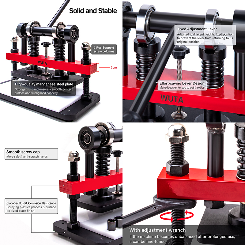 WUTA Manual Leather Die Cuttin - огляд і ціна Leatherwork Machine