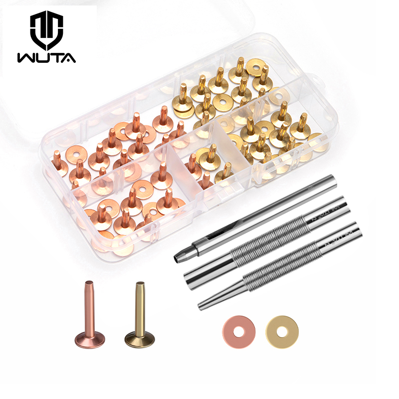 WUTA 43 Pcs Pure Copper Rivets - огляд і ціна Rivet Setter Tool