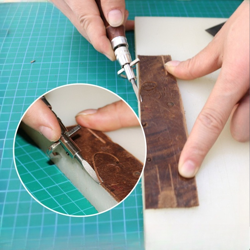 7 In 1 Adjustable Leathercraft - огляд і ціна Groover Stitching Tool
