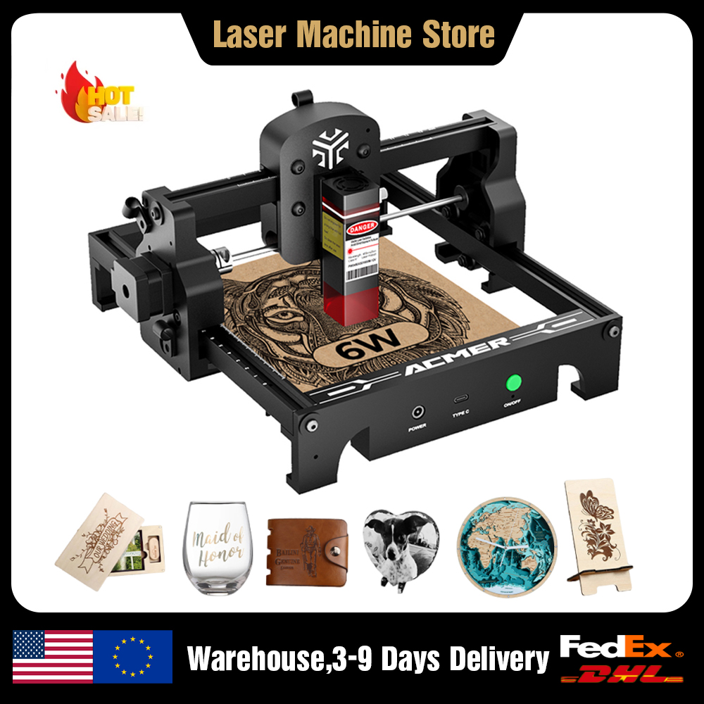Laser Engraver 6W/3.5W/2.5W Wo - огляд і ціна Leatherwork Machine