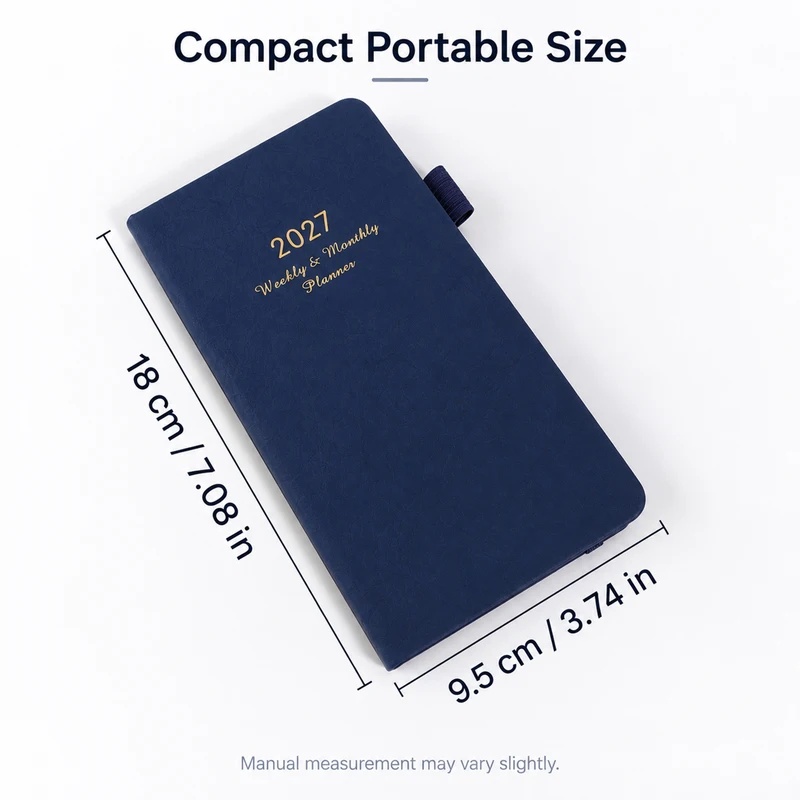 2027 Weekly & Monthly Planner, - огляд і ціна Leather Work Diary Covers