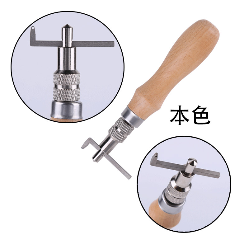 Adjustable Leather Edge Stitch - огляд і ціна Groover Stitching Tool