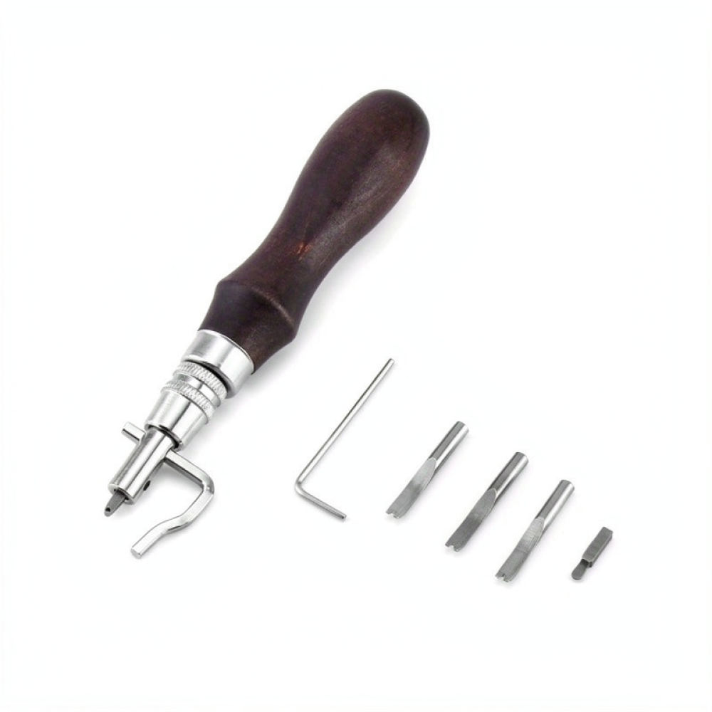 Manual Leather Stitching Groov - огляд і ціна Groover Stitching Tool