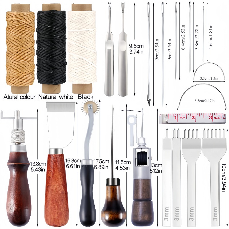 Professional Hand Sewing Leath - огляд і ціна Groover Stitching Tool
