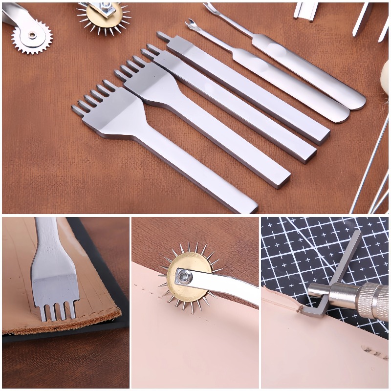Professional Hand Sewing Leath - огляд і ціна Groover Stitching Tool