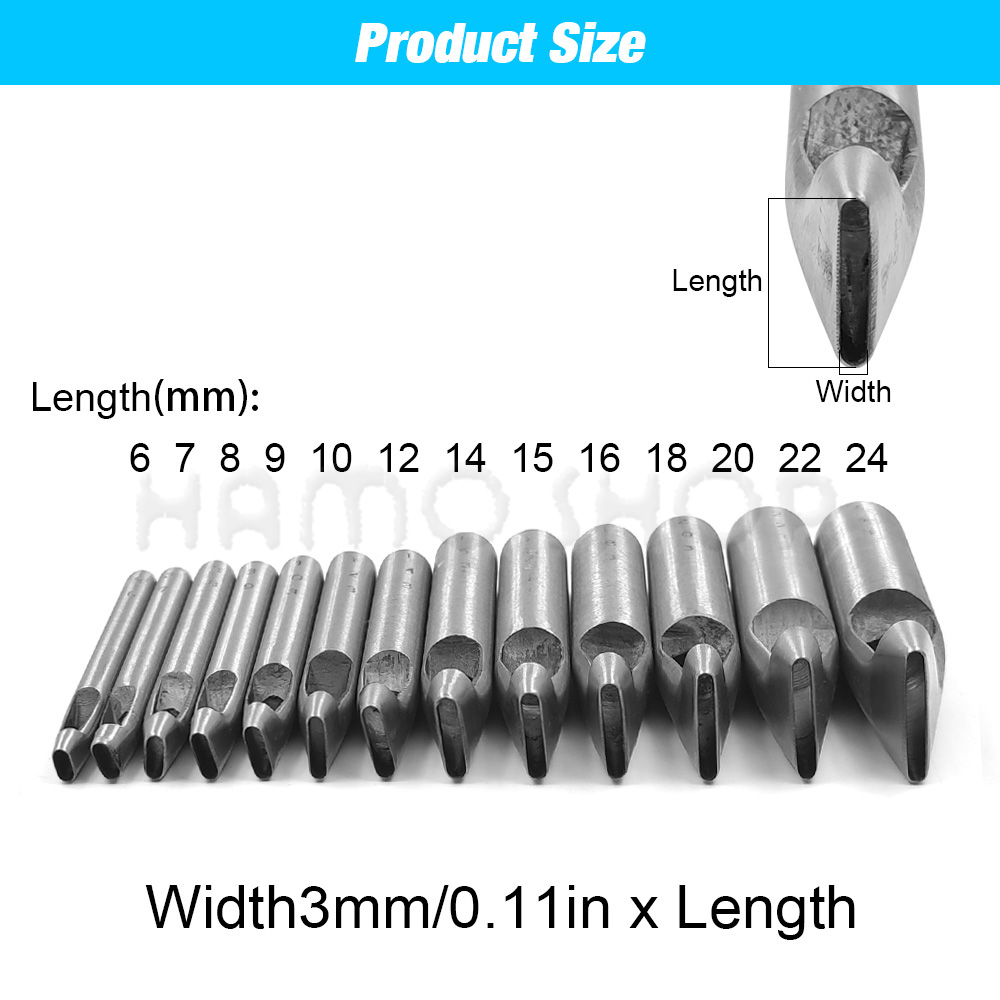 2mm/3mm Width Leather Oval Sha - огляд і ціна Rivet Setter Tool